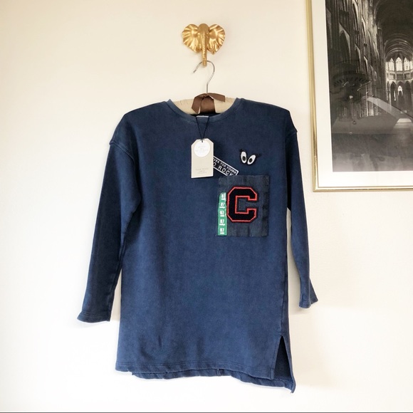 Zara Other - NWT! ZARA GIRLS BLUE PULLOVER. SIZE 7 Zara Other - NWT! ZARA GIRLS BLUE PULLOVER. SIZE 7